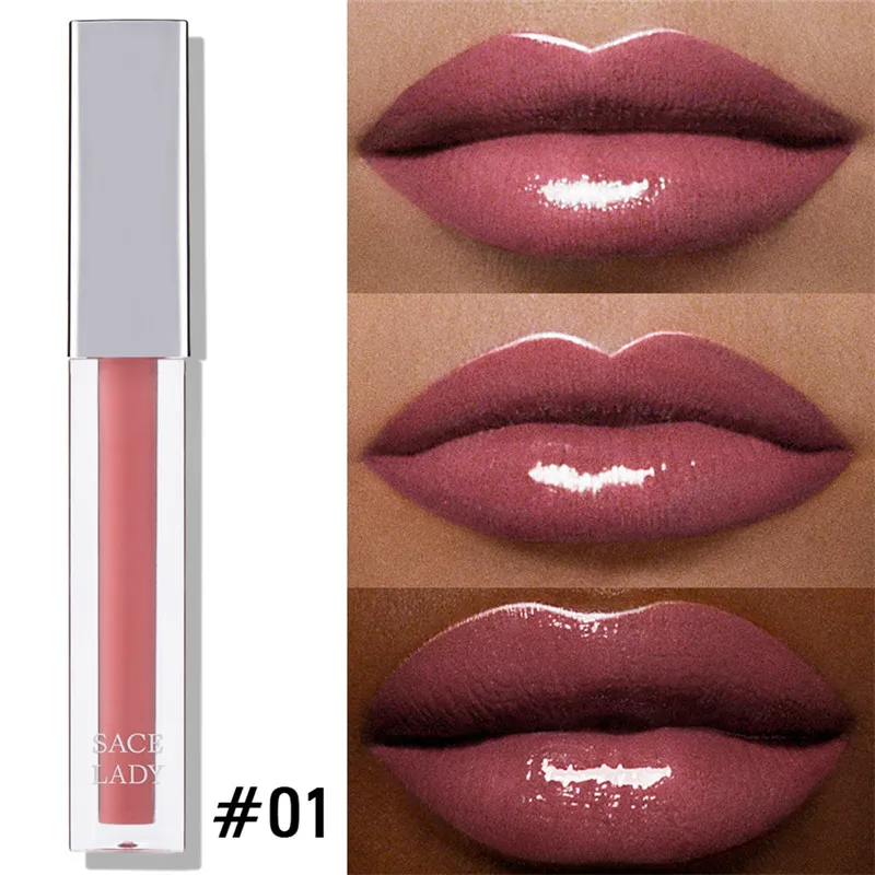 

SACE LADY High Shine Lip Lacquer Makeup Smooth Buildable Intense Glitter Lip Gloss Beauty Sexy Make Up Moisturizing Hot Fashion