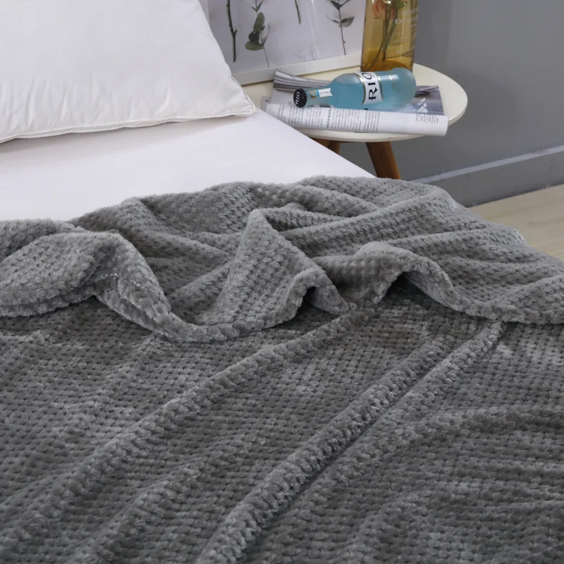 WHISM теплое элегантное тяжелое одеяло 9 цветов 6 размеров стильный фланелевый плед дышащие мягкие одеяла Диван Манта