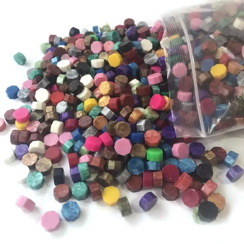 

100pcs/lot Vintage Wax Seal Stamp Tablet Pill Beads for Envelope Wedding Wax Seal Ancient Sealing Wax with stamp 2019