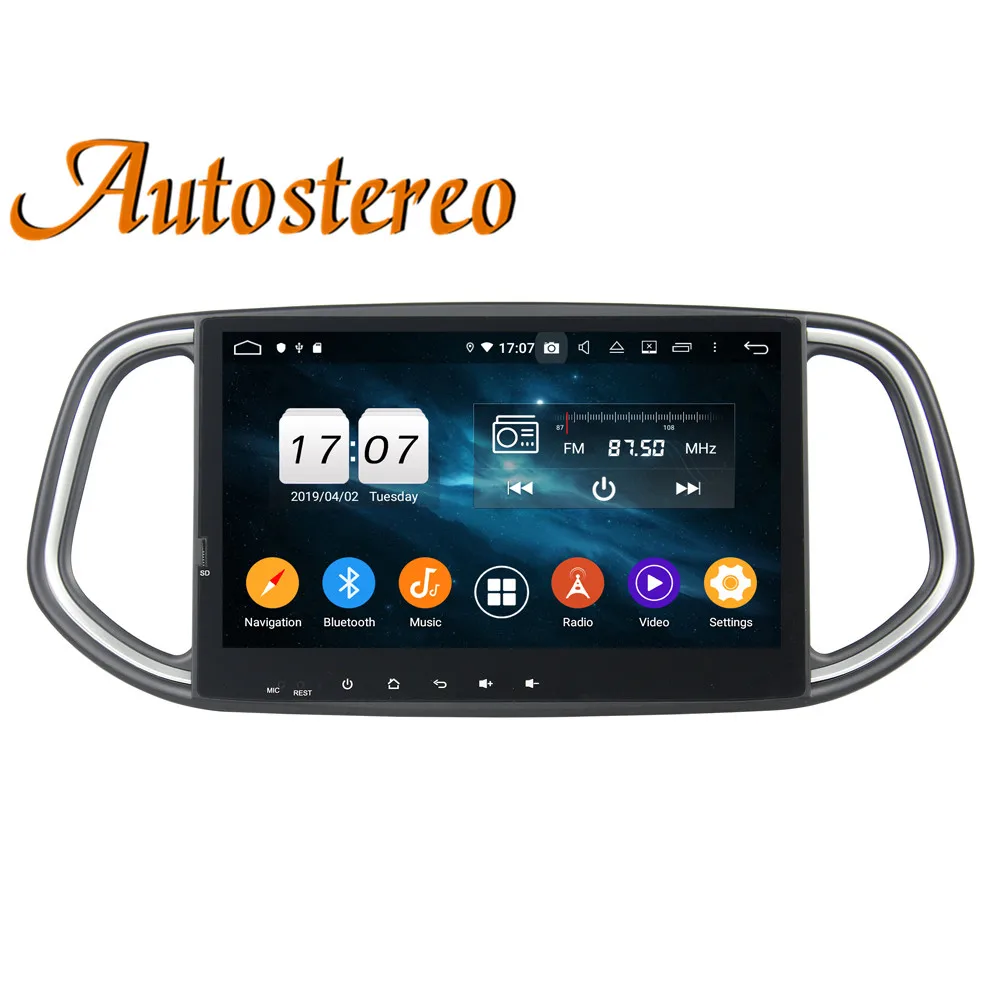 Discount Android 9 Max 64GB Car DVD Player GPS navigation For Kia KX3 2014+ headunit multimedia player radio tape recorder auto stereo HD 8