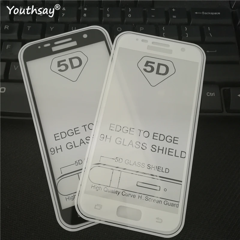 5D полное клеевое Защитное стекло для экрана Samsung Galaxy S7 закаленное Защитная пленка