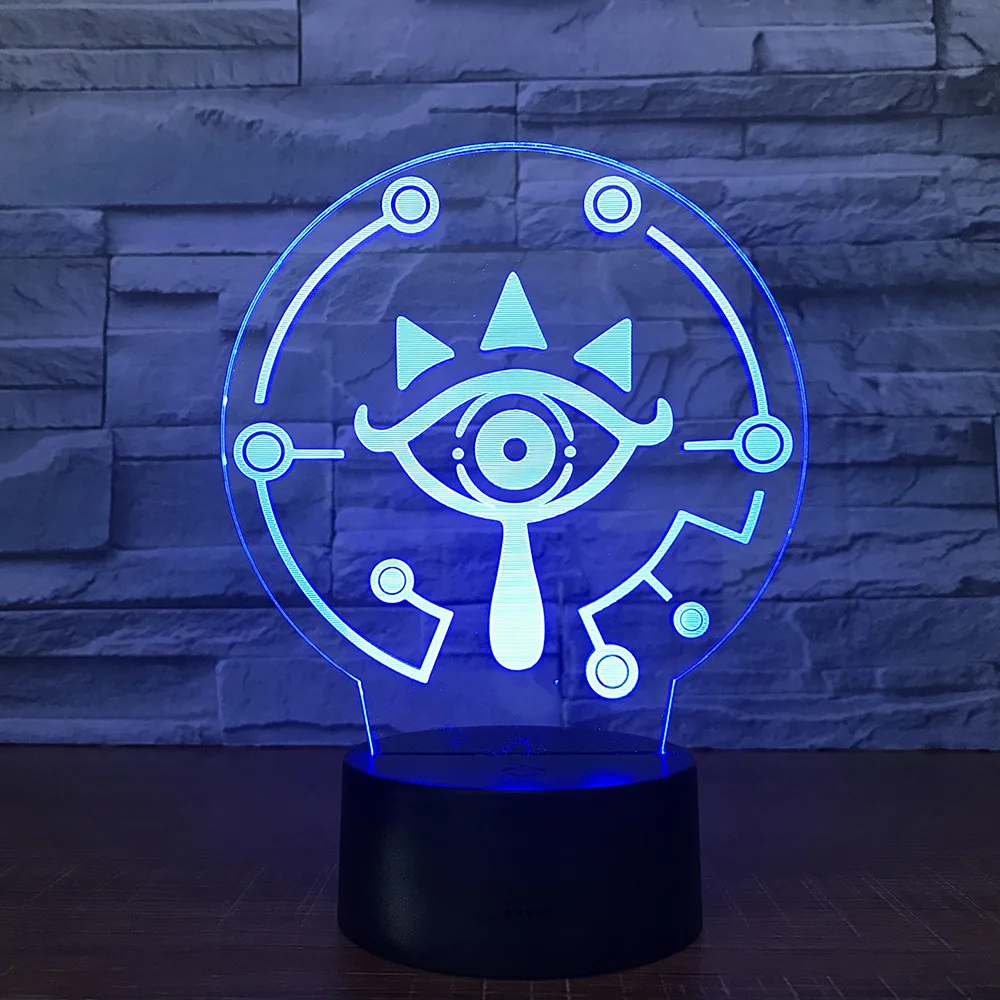  The Legend of Zeldas 3D Table Lamp Link BREATH OF THE WILD LINK Nightlight 7 Color Changing Visual  - 32892779186