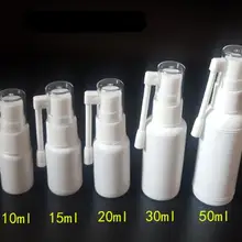 2 шт./лот 10 мл, 20 мл, 30 Вт, 50 мл пустые Пластик флакон для носа небольшой вращение бутылки-пульверизаторы для носа фармацевтическая, для лекарств распылитель