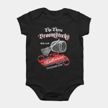 

Baby Onesie Baby Bodysuits kid t shirt The Three Broomsticks Cotton Hufflepuff Slytherin Ravenclaw Gryffindor Hogwarts Quidditch