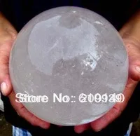 

free shipping 0023 AAA NATURAL QUARTZ CLEAR CRYSTAL sphere Healing