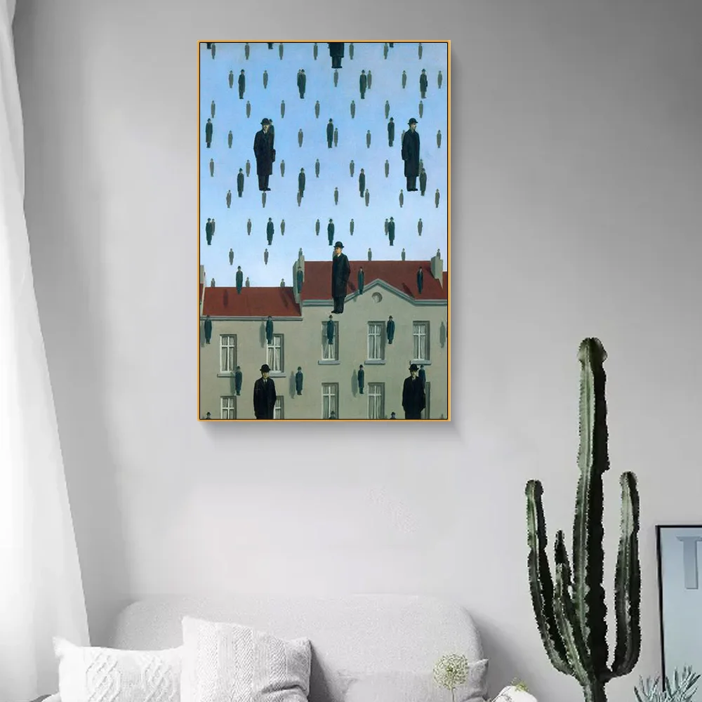 Художественная Картина маслом Magritte печать на холсте ретро скандинавский
