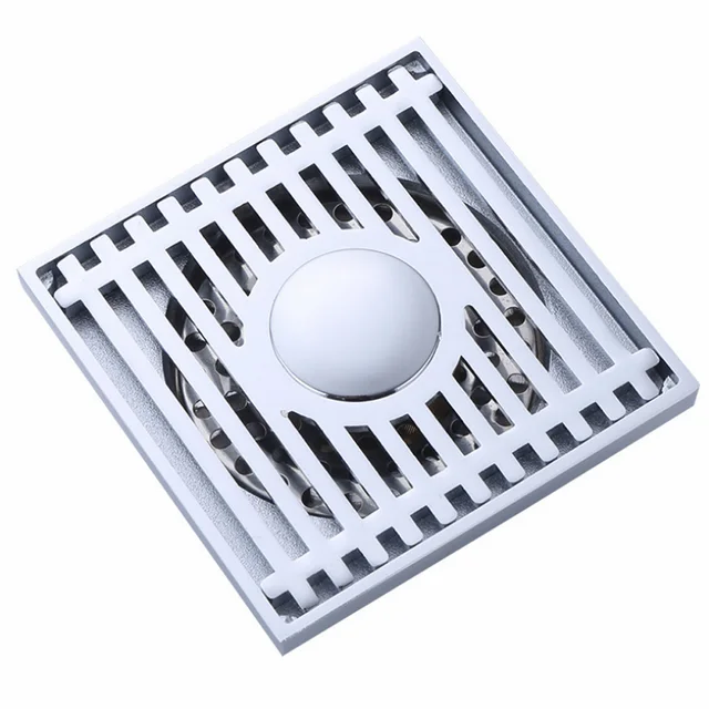 Aliexpress.com : Buy Full Brass Shower Drains Thick Floor Drain