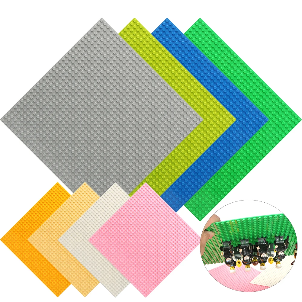8 Color 32*32 Dots Base Plate for Small Bricks Baseplate Board Compatible Legoing figures DIY Building Blocks Toys For Children 8 Color 32*32 Dots Base Plate for Small Bricks Baseplate Board Compatible Legoing figures DIY Building Blocks Toys For Children
