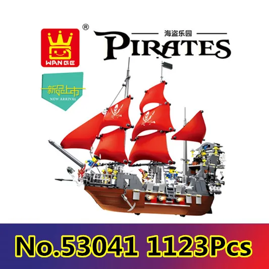 

CX 5304 1123Pcs Model building kits Compatible with Lego Queen Anne's Revenge Model 3D Bricks figure toys for childre