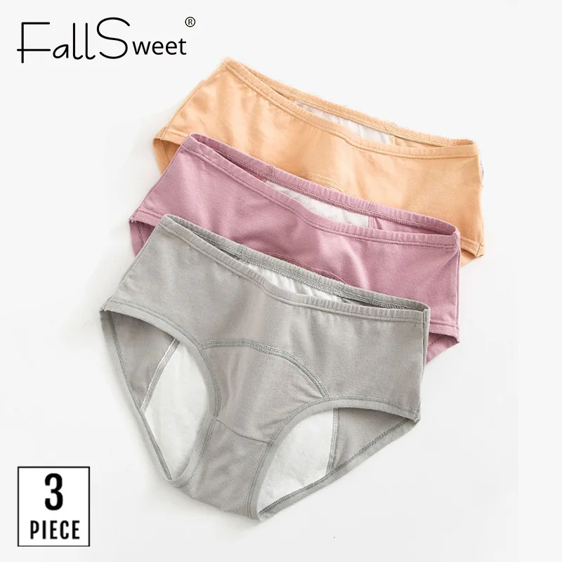 Женские трусы для критических дней FallSweet трусики до середины талии с