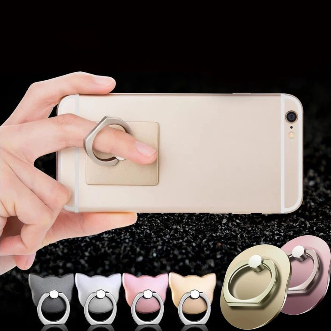 Finger Ring Mobile Phone Stand Holder For iPhone X 8 7 6Plus Smart Phone for IPAD MP3 Mount Stand For Xiaomi Samsung Smartphone Finger Ring Mobile Phone Stand Holder For iPhone X 8 7 6Plus Smart Phone for IPAD MP3 Mount Stand For Xiaomi Samsung Smartphone