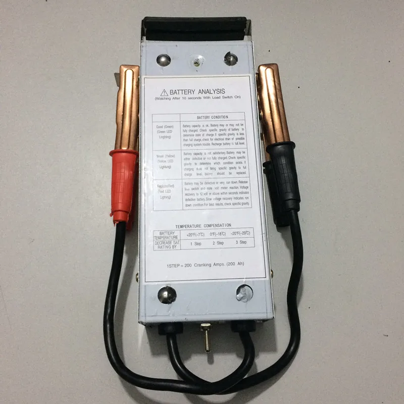Electric car battery tester Battery measuring instrument Voltage measuring discharge instrument 12V-16V 10AH-200ADigital Display 3