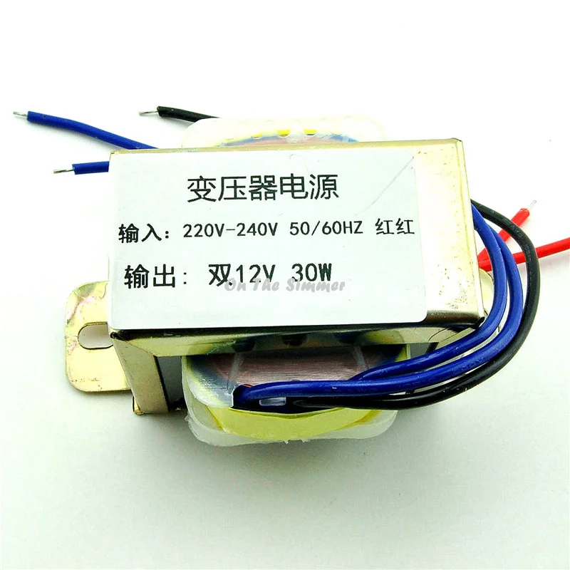 

30W2*12V 30W2*12V power transformer input 220V 50Hz/ output 2*12V