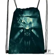 Custom wolf moon by kyghost походная сумка на шнурке милый рюкзак для детей(черная спинка) 31x40 см#180611-03-107