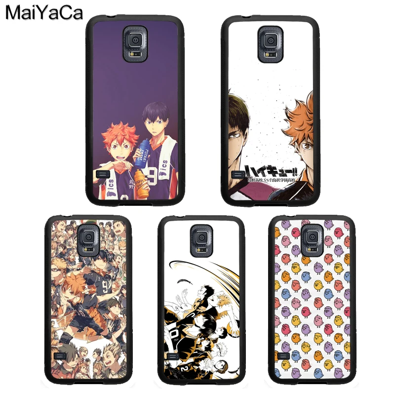 

MaiYaCa Volleyball Anime Haikyuu!! Rubber Case For Samsung Galaxy S5 S6 S7 Edge S8 S9 S10 Plus Lite Note 9 8 5 4 TPU Cover Coque
