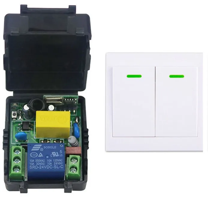

New digital Remote Control Switch AC220V Receiver+ Wall Transmitter Wireless Power Switch 315MHZ Radio Controlled Switch Relay