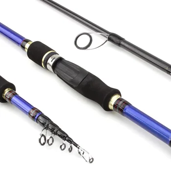 

High Quality 1.8M- 2.7m 7-28g Lure Weight carbon Telescopic lure fishing Rod rod Spinning Rod Portable Travel fishing fis