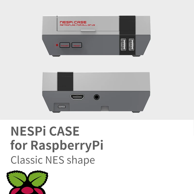 Новый в наличии Raspberry Pi 3 nespi случае retroflag коробка для 2 B + Пластик ИРЦ чехол