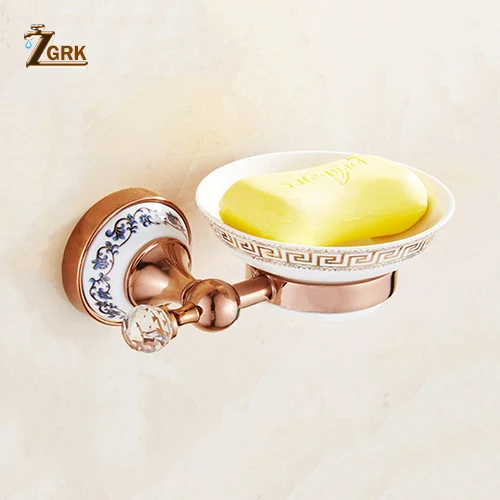 ZGRK роскошное настенное крепление, медное розовое золото, дизайнерский держатель для рулона бумаги, держатель для туалетной бумаги, золотой держатель для бумаги, коробка для салфеток, аксессуары для ванной комнаты - Цвет: GJQH08R