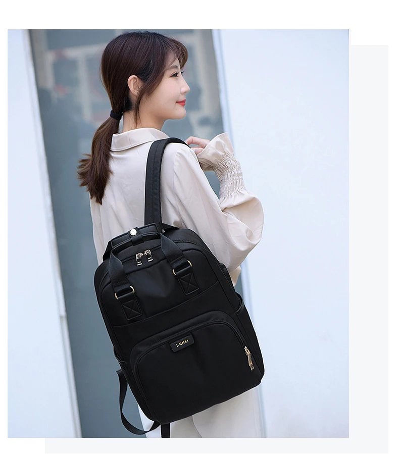 Новинка, модная сумка с защитой от кражи, водонепроницаемый рюкзак для путешествий, Женский вместительный бизнес рюкзак с USB зарядкой для ноутбука, сумка для отдыха