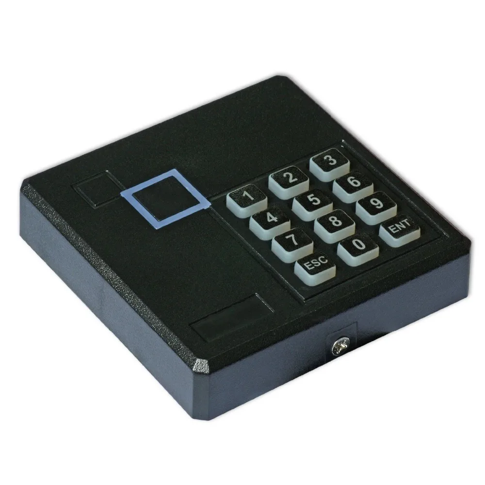 WG26/34 RFID 125KHz / IC 13.56mhz 카드 리더 키패드 위건드 액세스 제어 리더 색상 검정 방수