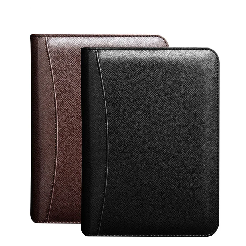 Кожаный Органайзер на молнии B5 A5 A6 1086A|leather travel journal|daily agenda plannertravel journal |