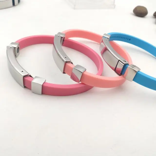 adjustable silicone bio titanium braceletin Hologram
