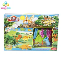 DIY 6 Color Plasticine Modeling Dough Mold Play Set Learning Educational Toy for Kids