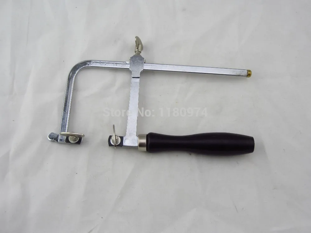

jewelry gold silver metal cutting frame Adjustable Saw Bow ,black wooden handle