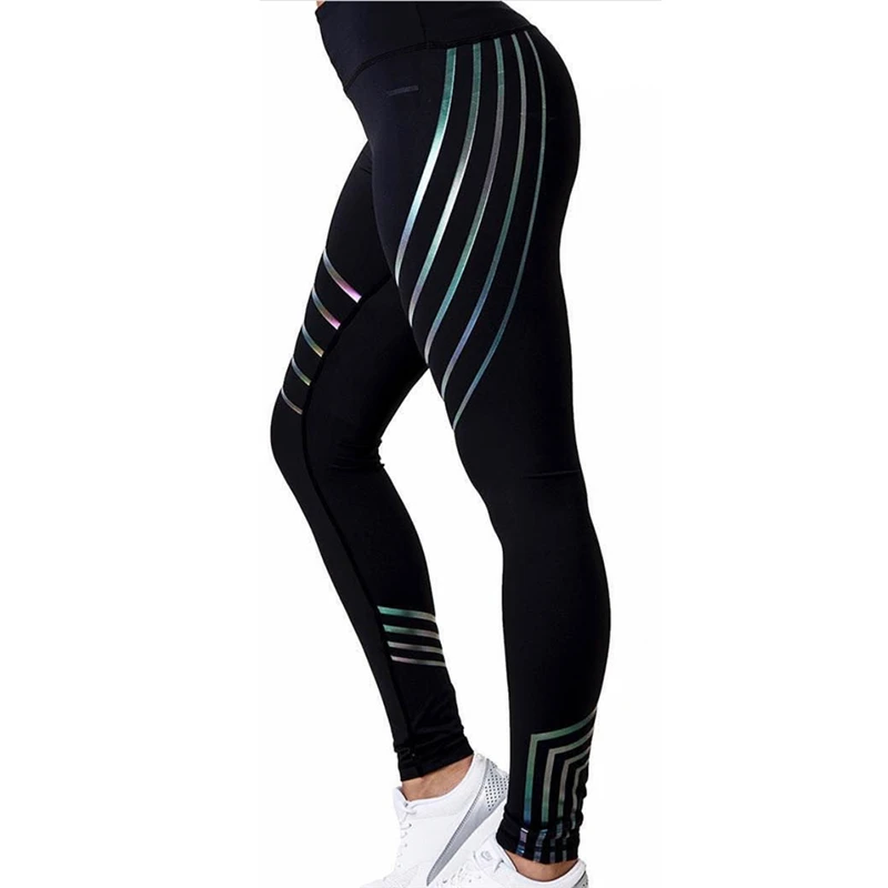 Sports Wear Noctilucent Bodybuilding Yuga Leggins Sport Women 2017 Summer Fitness Legging Ladies Sports Trousers Glowing Tights