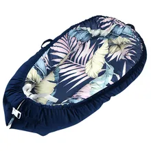 Latest Baby Sleep Nest Bed Removable Newborn Protector Cushion Cotton Infant Bebe Crib Cradle Babies Cot Bassinet z06