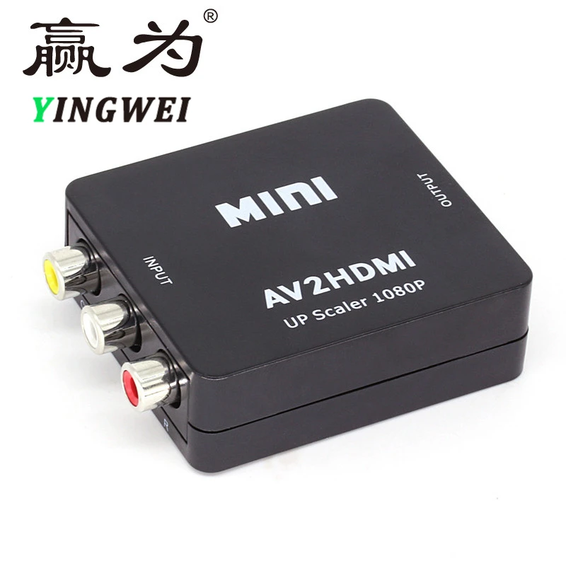 

AV TO HDMI AV2HDMI Converter 1080P HDMI Interface RCA TO HDMI 1080P AV2HDMI Mini Converter Signal Mini HD Video Converter