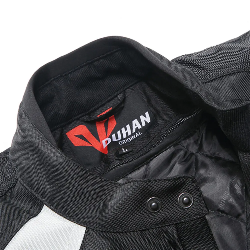 Chaqueta de motocicleta DUHAN trajes de Motocross chaqueta y pantalones Moto chaqueta de protección armadura hombres ropa de motocicleta - 4