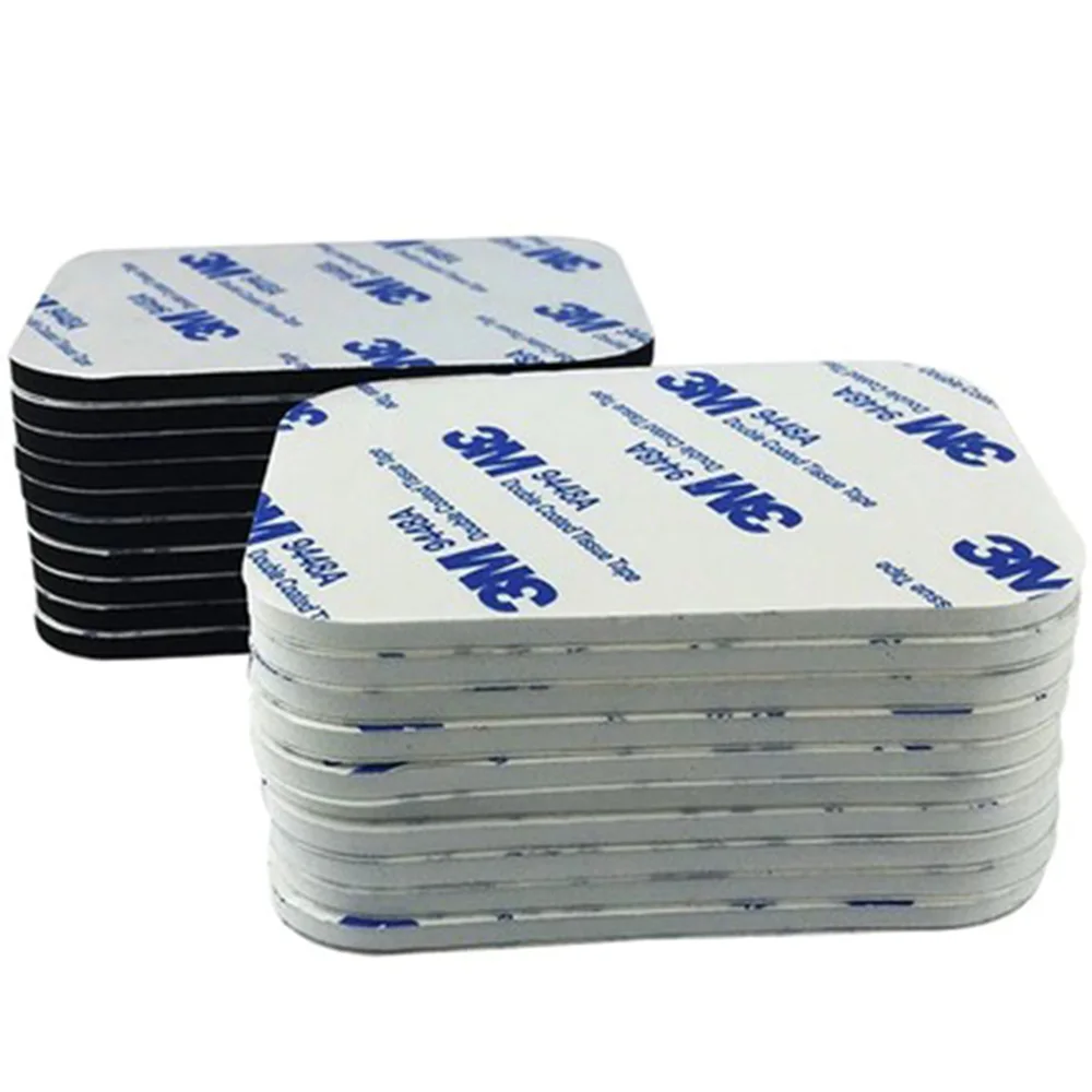 

10Pcs 3M Strong Double Sided Tape 61*78*3MM Square Adhesive Car Emblem Sticker Roof Rack For Vehicles
