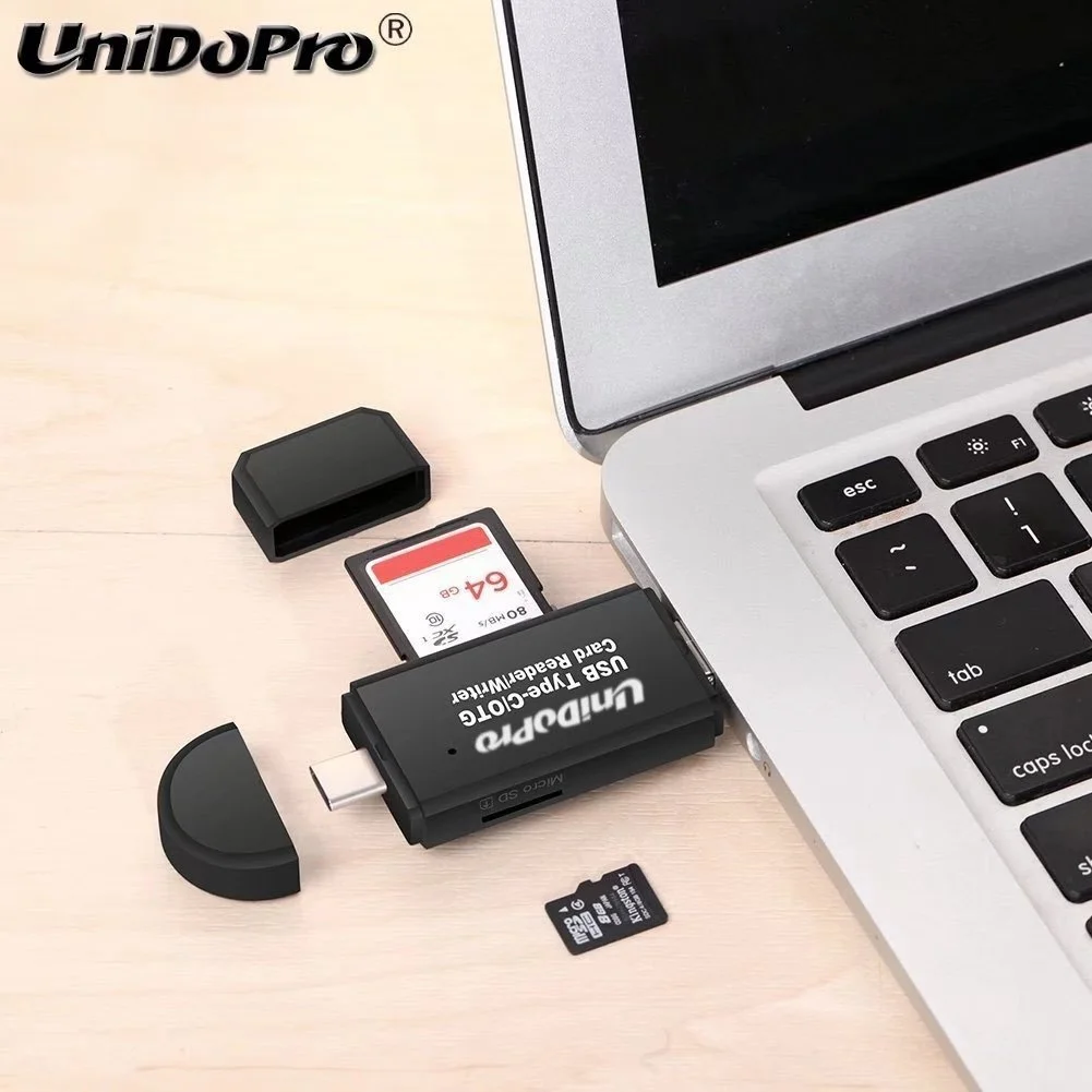 TF Karte Adaptateur Carte Reader for Samsung Chromebook Plus Lecteur de Carte SD / Micro SD Funktion USB 2.0 Memory Card Reader