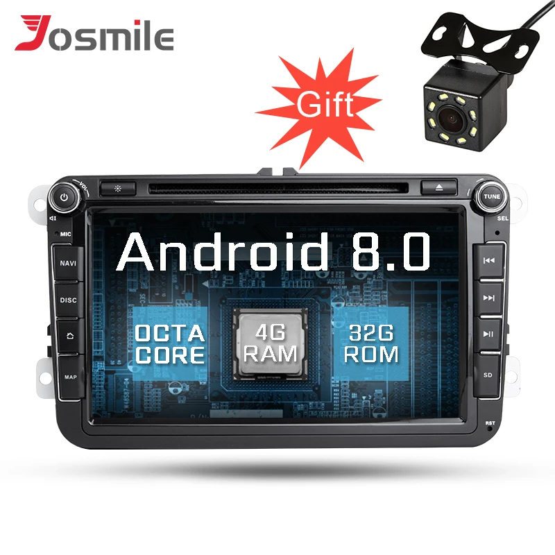 Android 8 0 2 din Автомобильный GPS навигатор для VW/Volkswagen/POLO/PASSAT/Golf стерео Мультимедиа DVD
