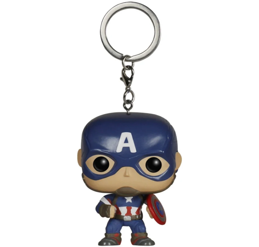 Funkopp Новое поступление брелок с героями Marvel Spider Chivalrous U.S.A капитан Гарри Поттер