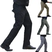 Mounchain Для мужчин открытый штаны для активного отдыха Военная Вентилятор Мульти-карманы брюки дышащий хлопок Штаны