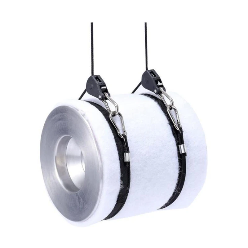  Adjustable 1 Pair 2 PCS 18 Inch Nylon Rope Ratchet Yoyo Hangers Light Hanging Kit for LED Grow Light Grow Tent Room  (6)