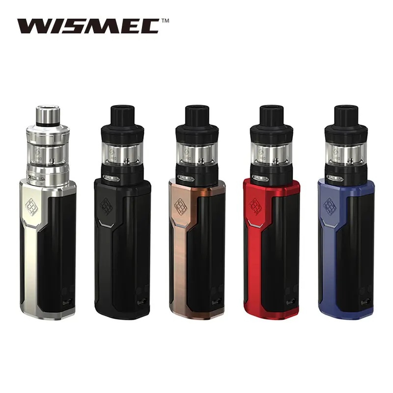 Original 80W WISMEC SINUOUS P80 TC font b Vape b font Kit with 2ml Elabo Mini