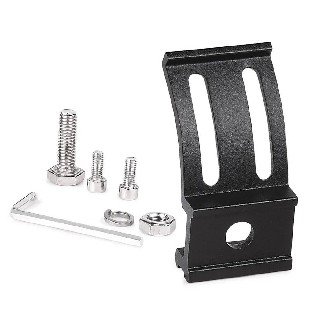 

Hot Sell Universal Work LED Light Bar Bracket Bar Side Mounting Bracket Rubber Pad Bracket For Jeep Truck Off Road CB