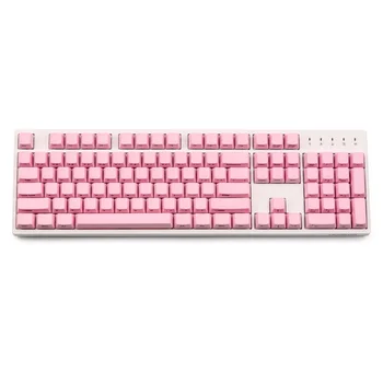 

OEM Pink keycaps side printed ANSI 104 keys for cherry mx mechanical keyboard