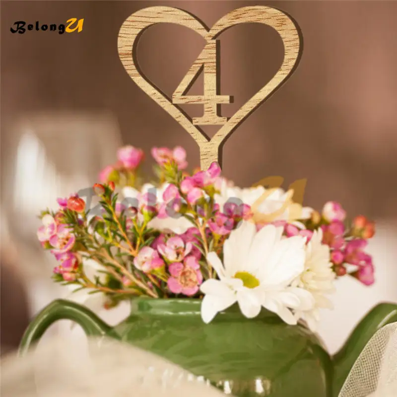 Table Numbers Wedding Decoration MUW-144-06