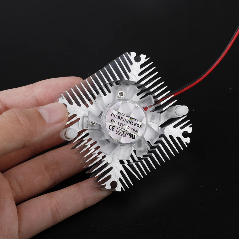 Горячая продажа 55 мм 2 PIN видеокарты охлаждающий вентилятор Алюминиевый Золотой