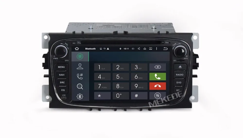 Cheap 2 Din 7Inch Android 7.1 2G RAM Car DVD Player For FORD/Mondeo/S-MAX/Connect/FOCUS 2 2008-2011 With 4G Wifi Radio GPS Bluetooth 10