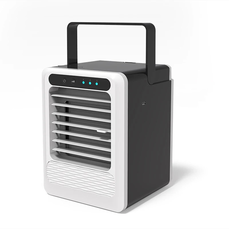 Mini Portable Multifunctional Air Conditioner USB Air Cooler Humidifier Purifier With Colorful LED Light Air Cooling Fan