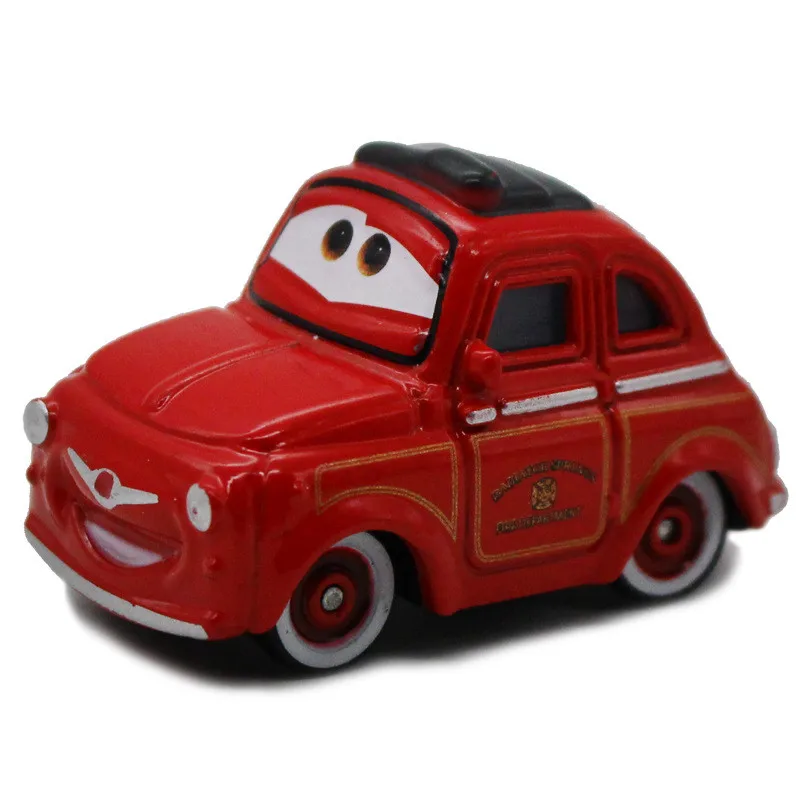 1 unids Pixar cars película Rojo Luigi metal Diecast Toy