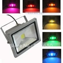 

free shipping 30W RGB flood light, waterproof, epistar led chip,2years warranty