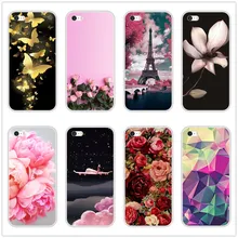 Fashion Phone Cases For Apple iPhone 4 4S 5 5C 5S SE Fundas Coque For iPhone 4 5 S Silicone Case Soft Back Cover