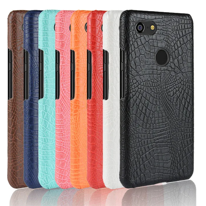 Per Google Pixel 3A 4 5 6 Xl Custodia Modello Coccodrillo Custodia Rigida Per Pc Cover Posteriore Completa Per Google Pixel 5 4A 5A 6 3 3A Custodia In